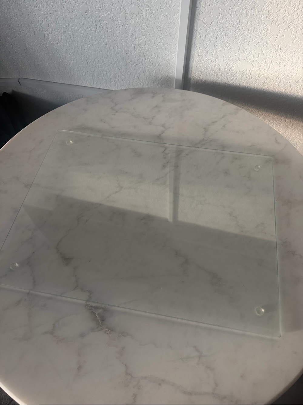 Tempered Glass Cutting Board 12"x16", Scratch, Heat, and Shatter Resistant - Picture 2 of 5